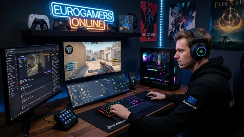 Gadget EuroGamersOnline gaming setup