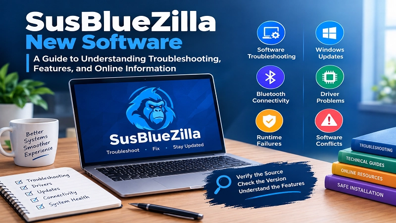 SusBlueZilla new software troubleshooting guide